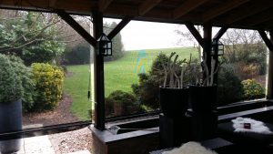 Windbreekgaas tuin rolsysteem