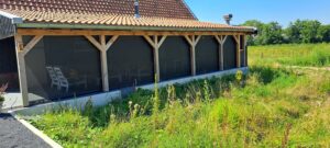 Windbreekdoek rolsysteem