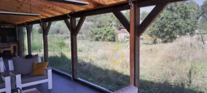 Windbreekdoek rolsysteem binnenkant