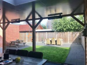 Windbreekdoek tourniquets binnenkant