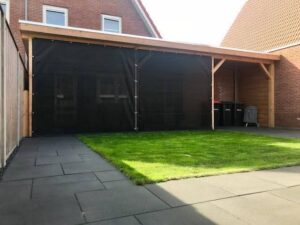 Windbreekdoek tourniquets buitenkant